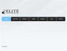 Tablet Screenshot of elite-pt.com